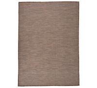 Berkfield Home Outdoor Flatweave Rug 200x280 cm Brown | Size: 100 cm diameter Berkfield Home Brown 100 cm diameter