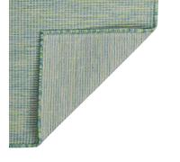 Berkfield Home Outdoor Flatweave Rug 80x250 cm Turquoise | Size: Medium Berkfield Home Turquoise Medium