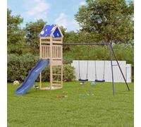 Berkfield Home Outdoor Playset Solid Wood Pine in Brown Berkfield Home Brown