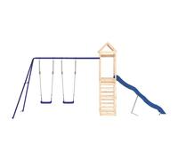 Berkfield Home Outdoor Playset Solid Wood Pine in Natural Berkfield Home Natural