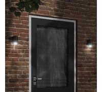 Berkfield Home Outdoor Wall Light Black Die-cast Aluminium Berkfield Home Black