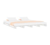 Berkfield Home Pallet Bed White 160x200 cm Solid Wood Pine Berkfield Home White 160x200 cm