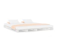 Berkfield Home Pallet Bed White 180x200 cm Super King Size Solid Wood Berkfield Home White Super King