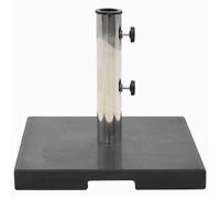 Berkfield Home Parasol Base Granite 20 kg Square Black Berkfield Home Black