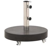 Berkfield Home Parasol Base Granite 30 kg Round Black Berkfield Home Black