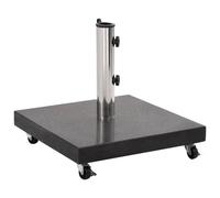Berkfield Home Parasol Base Granite 30 kg Square Black Berkfield Home Black