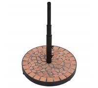 Berkfield Home Parasol Base Terracotta Round 12 kg in Brown Berkfield Home Brown