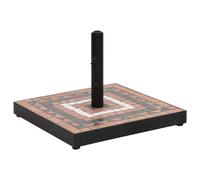 Berkfield Home Parasol Base Terracotta & White Square 12 kg in Brown Berkfield Home Brown