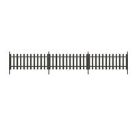 Berkfield Home Picket Fence with Posts 3 pcs WPC 614x80 cm in Grey Berkfield Home Grey 614x80 cm