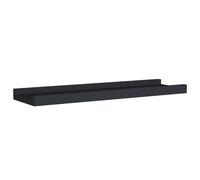Berkfield Home Picture Frame Ledge Shelves 2 pcs Black 40x9x3 cm MDF | Size: 40 x 9 x 3 cm Berkfield Home Black 40 x 9 x 3 cm