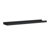 Berkfield Home Picture Frame Ledge Shelves 2 pcs Black 60x9x3 cm MDF | Size: 60 x 9 x 3 cm Berkfield Home Black 60 x 9 x 3 cm