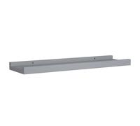 Berkfield Home Picture Frame Ledge Shelves 2 pcs Grey 40x9x3 cm MDF | Size: 40 x 9 x 3 cm Berkfield Home Grey 40 x 9 x 3 cm