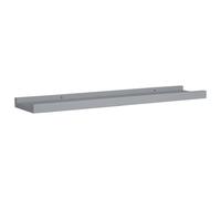 Berkfield Home Picture Frame Ledge Shelves 2 pcs Grey 60x9x3 cm MDF | Size: 60 x 9 x 3 cm Berkfield Home Grey 60 x 9 x 3 cm