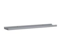 Berkfield Home Picture Frame Ledge Shelves 2 pcs Grey 80x9x3 cm MDF | Size: 80 x 9 x 3 cm Berkfield Home Grey 80 x 9 x 3 cm
