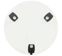 Berkfield Home Plant Rollers 4 pcs 28 cm Tempered Glass Round Berkfield Home Multicolor