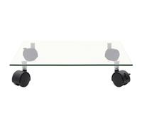 Berkfield Home Plant Rollers 4 pcs 35x35 cm Tempered Glass Square Berkfield Home Multicolor 35x35 cm