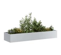 Berkfield Home Planter 280x80x40 cm Galvanised Steel | Size: 280 x 80 x 40 cm Berkfield Home Multicolor 280 x 80 x 40 cm