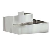 Berkfield Home Planter 80x80x50 cm Galvanised Steel in Silver | Size: 80 x 80 x 50 cm Berkfield Home Silver 80 x 80 x 50 cm
