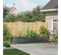 Berkfield Home Planter Anthracite 280x40x40 cm Cold-rolled Steel in Dark Grey | Size: 280 x 40 x 40 cm Berkfield Home Dark Grey 280 x 40 x 40 cm