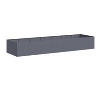 Berkfield Home Planter Anthracite 280x80x40 cm Steel in Dark Grey | Size: 280 x 80 x 40 cm Berkfield Home Dark Grey 280 x 80 x 40 cm