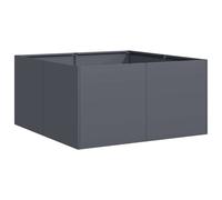 Berkfield Home Planter Anthracite 80x80x40 cm Cold-rolled Steel in Dark Grey | Size: 80 x 80 x 40 cm Berkfield Home Dark Grey 80 x 80 x 40 cm