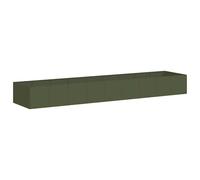 Berkfield Home Planter Olive Green 360x80x40 cm Steel | Size: 360 x 80 x 40 cm Berkfield Home Olive 360 x 80 x 40 cm