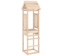 Berkfield Home Play Tower 52.5x46.5x206.5 cm Solid Wood Pine in Brown Berkfield Home Brown 52.5x46.5x206.5 cm