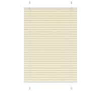 Berkfield Home Pleated Blind Cream 95x100 cm Fabric Width 94.4 cm Polyester Berkfield Home Cream 95x100 cm