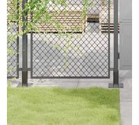 Berkfield Home Post Bases Square 12 pcs Anthracite 51x51 mm Powder-coated Steel Berkfield Home Multicolor