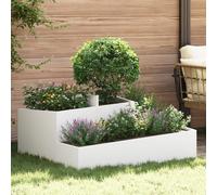Berkfield Home Pots & Planters White Plastic Medium Decorative Inlays Berkfield Home White