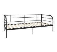 Berkfield Home Practical Daybed Frame Black Metal 90x200 cm Berkfield Home Black 90x200 cm