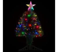 Berkfield Home Pre-lit Christmas Tree with Stand 64 cm Fibre Optic in Green Berkfield Home Green