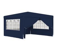 Berkfield Home Professional Party Tent with Side Walls 4x4 m Blue 90 g/m? Berkfield Home Blue