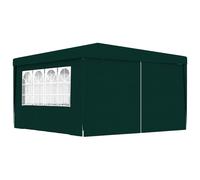 Berkfield Home Professional Party Tent with Side Walls 4x4 m Green 90 g/m? Berkfield Home Green