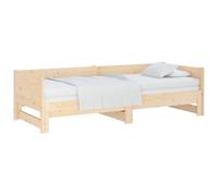 Berkfield Home Pull-out Day Bed Solid Wood Pine 2x(90x190) cm in Light Brown Berkfield Home Light Brown