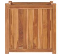 Berkfield Home Raised Bed 50x50x50 cm Solid Teak Wood in Brown | Size: 50 x 50 x 50 cm Berkfield Home Brown 50 x 50 x 50 cm