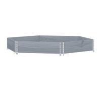 Berkfield Home Raised Bed Hexagon Grey 160x160 cm Solid Wood Pine Berkfield Home Grey 160x160 cm