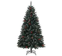 Berkfield Home Realistic Artificial Christmas Tree 150 LEDs 150 cm in Green Berkfield Home Green