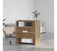 Berkfield Home Reception Desk Artisan Oak 100x50x103.5 cm Engineered Wood in Brown Berkfield Home Brown 100x50x103.5 cm