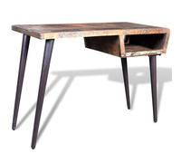 Berkfield Home Reclaimed Wood Desk with Iron Legs Berkfield Home Multicolor