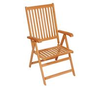Berkfield Home Reclining Garden Chairs 8 pcs Solid Teak Wood in Brown Berkfield Home Brown