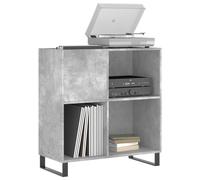 Berkfield Home Record Cabinet Concrete Grey 84.5x38x89 cm Engineered Wood Berkfield Home Grey 84.5x38x89 cm