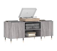 Berkfield Home Record Cabinet Grey Sonoma 121x38x48 cm Engineered Wood | Size: 121 x 38 x 48 cm Berkfield Home Grey 121 x 38 x 48 cm