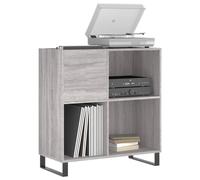 Berkfield Home Record Cabinet Grey Sonoma 84.5x38x89 cm Engineered Wood Berkfield Home Grey 84.5x38x89 cm