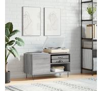Berkfield Home Record Cabinet Grey Sonoma 85x38x48 cm Engineered Wood | Size: 85 x 38 x 48 cm Berkfield Home Grey 85 x 38 x 48 cm