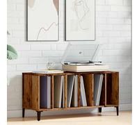 Berkfield Home Record Cabinet Old Wood 100x38x48 cm Engineered Wood in Brown | Size: 100 x 38 x 48 cm Berkfield Home Brown 100 x 38 x 48 cm