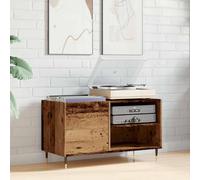 Berkfield Home Record Cabinet Old Wood 84.5x38x48 cm Engineered Wood in Brown Berkfield Home Brown 84.5x38x48 cm