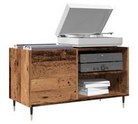 Berkfield Home Record Cabinet Old Wood 84.5x38x48 cm Engineered Wood in Brown Berkfield Home Brown 84.5x38x48 cm