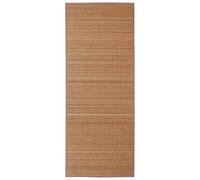 Berkfield Home Rectangular Brown Bamboo Rug 120 x 180 cm | Size: 100 cm diameter Berkfield Home Brown 100 cm diameter