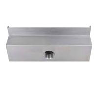 Berkfield Home Rectangular Waterfall Pool Fountain Stainless Steel 30 cm in Silver Berkfield Home Silver